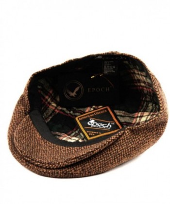 Herringbone Tweed Newsboy Cabbie Driving in Men's Newsboy Caps