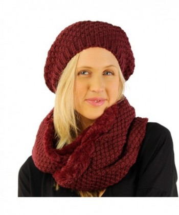 Winter Beret Infinity Hat Scarf in Fashion Scarves