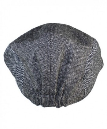 Ted Jack Adjustable Herringbone Newsboy in Men's Newsboy Caps