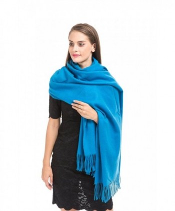 Saferin Cashmere Large Winter SSS Peacock in Fashion Scarves