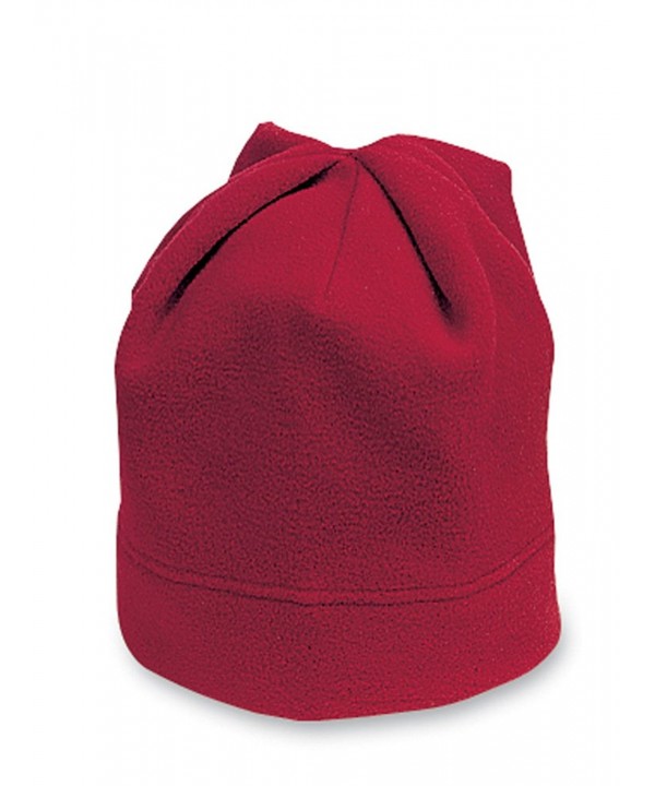 Joe's USA - Soft & Cozy Fleece Beanies in 10 Colors - Red - CO11Q5LYBZ5