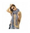 Yoyorule Women Long Soft Printed Scarves Shawl Wrap Scarf - Blue - CI12BCQLN3P
