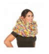 Women's Oversized Braided Infinity Scarf - CG188I67MIN