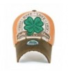 ililily Clover Leather Trucker Baseball