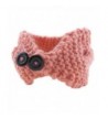 Adorox Women's Braided Chunky Crochet Cableknit Head Wrap Headband Warm Acrylic Ear Muffs (Pink) - Pink - CL11TT23S5V