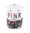 Flower Design Baseball Truckers White Black