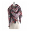 Unisex Mens Womens Plaid Tartan Reversible Grids Warm Blanket Scarf Shawl Wrap - Plaids 4 - CA12NDUGJWR