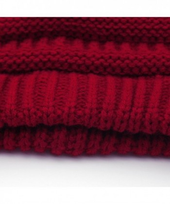 HonYea Knit Beanie Ponytail Women in Women's Skullies & Beanies