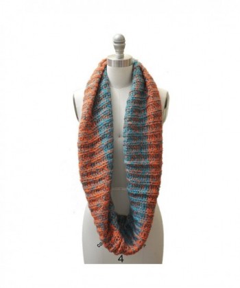 HUE21 Womens Comfy Infinity Orange in Cold Weather Scarves & Wraps