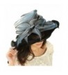 June's Young Women Hat Black Hat Beach Hat Uv Protection for Kentucky Derby - Black - CH11O9OEW4F