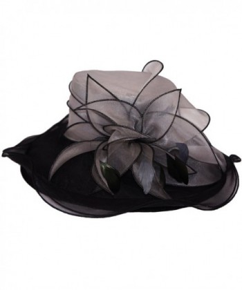 Organza black white protect kentucky in Women's Sun Hats