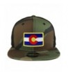 Armycrew Colorado Western State Flag Patch Snapback Trucker Cap - Camo - CV189Q97XTI