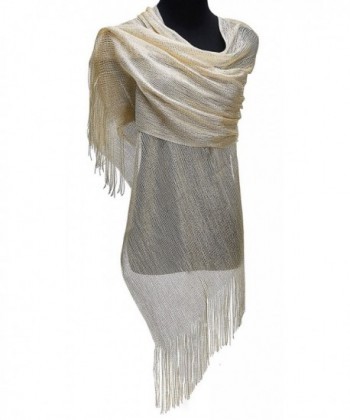 1920s Gatsby Weddings Evening Scarfs-Sheer Glitter Sparkle Piano Shawl ...