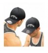 Barbell 1 FlexFit Fitted Cool Dry Hat - Powerlifting Bodybuilding Cap - Black- White - C112ITN9PWF