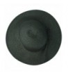 Black Flat Brim Sun Hat in Women's Sun Hats