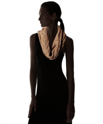 Womens Cable Knit Single Taupe in Fashion Scarves