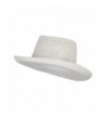 Gambler Shape Toyo Hat - White - C412ENSC9HN