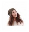 Satin Lined Beanie Mocha Jersey Cap Unisex (Adult size 20-22" / 51-56cm around the head) - C712JREZ9RZ