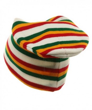 Rasta Long Beanies White RGY W28S15C