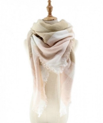 Jiao Miao Warm Blanket Scarves Elegant Soft Scarf Wrap Shawl - 161101-beige - CV12NSMUSF4