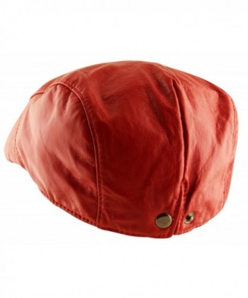 Itzu Leather Curved Vintage Newsboy in Men's Newsboy Caps