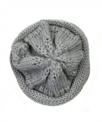 AllyDrew Thick Slouchy Beanie Light