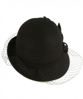 Winter Elegant Fishnet Floral Hat in Women's Bucket Hats