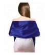 LHY Costumes Satin Shawl Wrap For Wedding/Evening Party (Two Layers) - Royal Blue - C817YIKCRYE