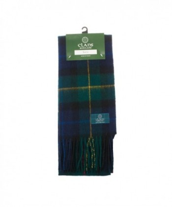 Clans Of Scotland Pure New Wool Scottish Tartan Scarf Smith (One Size) - CX123H47055