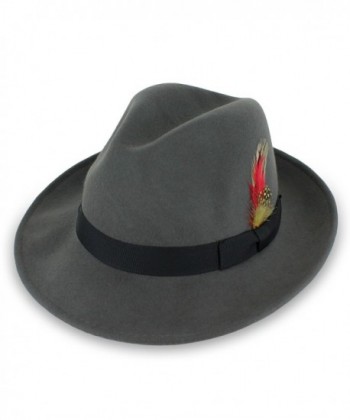 Belfry Bogart Fedora colors X Large - Grey W. Black - CB11DTTL375