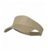 Superior Garment Washed Cotton Twill Sun Visor - Khaki W38S35F - C81108HNDDN