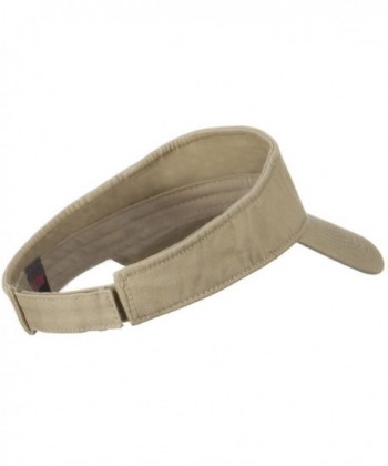 Superior Garment Washed Cotton Twill in Men's Visors