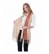 Cashmere Blend Pashminas Scarf Wraps Shawl Soft Warm 78" x 26" Reversible Scarves - Camel/Beige(12) - CJ187HKHOID