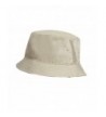 Result Headwear esult Headwear Deluxe Washed Cotton Bucket Hat With Side Mesh Panels - Natural - CW12HN67Y63