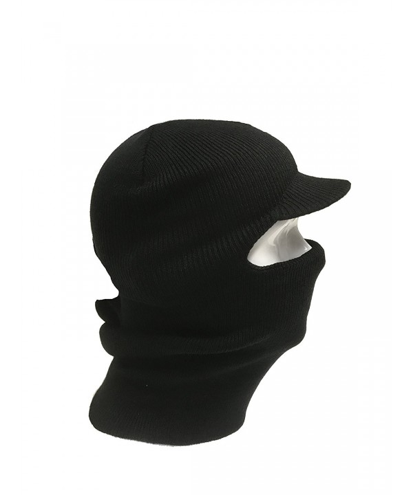 W4W Unisex Winter Balaclava Breathing - Black (No Zipper) - C012O2ZGLDL