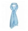 Swhiteme Chiffon Scarf - Sky Blue - CR11OQBCCBV