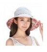 SIGGI SPF50+ Foldable Womens Bucket boonie Sun Hat w/Chin Cord For Summer - 16008_beige - CQ12F4VZBB9