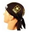 Skull Cap Biker Caps Headwraps Doo Rags - US Army on Black - CQ12ELHPFDL