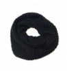 Wrapables Soft Knit Warm Infinity Scarf- Jet Black - CN11RS8XB2X