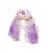 Womens Floral Cherry Blossom Bird Print Scarves Wrap Shawl in multi Colour - Style 11 - CO12L8WYVEV