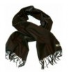 100%Cashmere Scarf--80 Rich Colors! Super Soft - Black - CP111JCU9KL