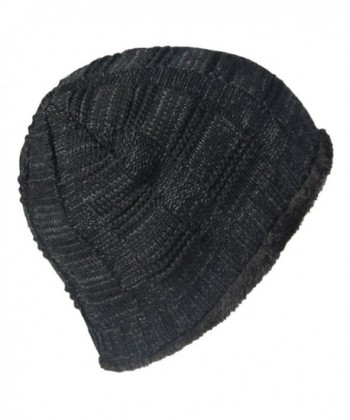 lethmik Unique Ribbed Beanie Fleece in Men's Skullies & Beanies