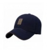 Cotton Hats Twill Low Solid Profile Plain Adjustable Baseball Caps - A-dark Blue - CK12MYBJTUA