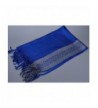 Ladies Tassel Pashmina Scarves sapphire in Wraps & Pashminas