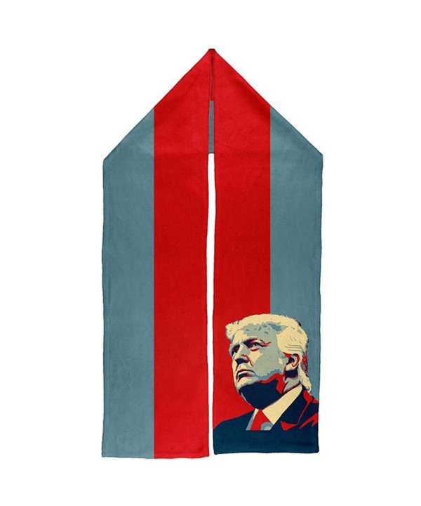 Donald Trump Make America Great Hope Warm Fleece Scarf - Multicoloured - CH1860AKM2X