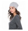 Zeagoo Sports Unisex Women Men Baggy Thin Hip-Hop Soft Cotton Slouchy Stretch Beanie Hat Skull Cap - Light Grey - CQ185M2QYOC