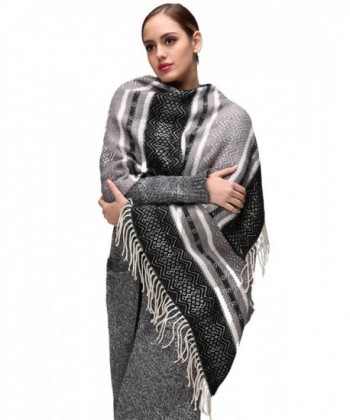 EVRFELAN Oversized Blanket Bohemian Pashmina in Wraps & Pashminas