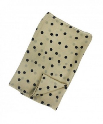 MOKRIL Cotton Silk Chiffon Elegant Polka Dot