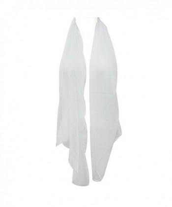 Wrapables Solid Color Scarf White