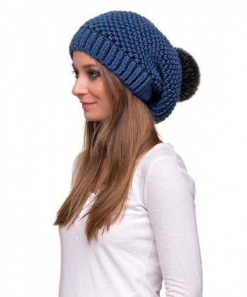 Futrzane Womens Winter Slouchy Oversize in Women's Skullies & Beanies